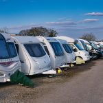 Picture of a parking space for Rvs, trailers and cars